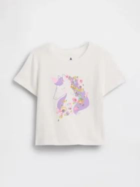 Camiseta con estampado para bebés y niños, combinable