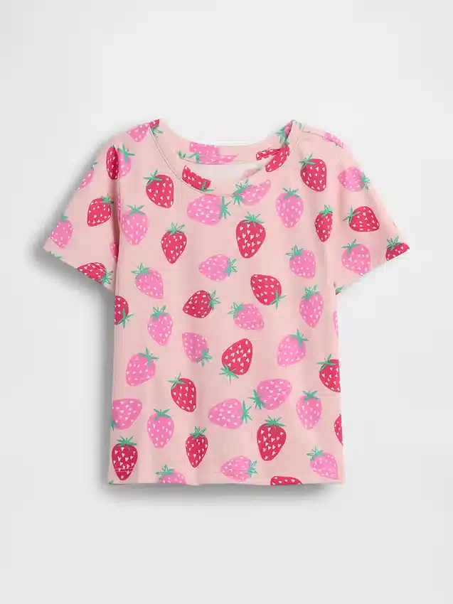 Camiseta con estampado para bebés y niños, combinable