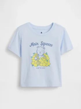 Camiseta con estampado para bebés y niños, combinable