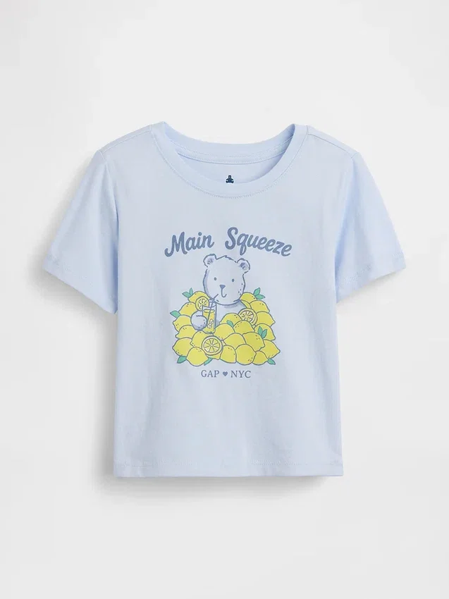 Camiseta con estampado para bebés y niños, combinable