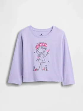 Camiseta con estampado para bebés y niños, combinable