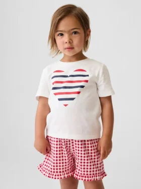 Camiseta con estampado para bebés y niños, combinable