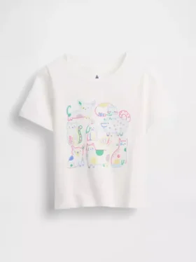 Camiseta con estampado para bebés y niños, combinable