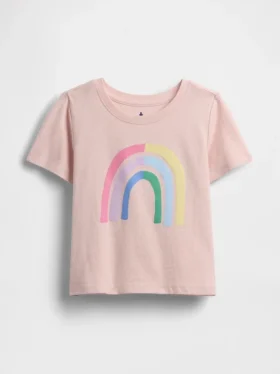 Camiseta con estampado para bebés y niños, combinable