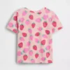 Camiseta con estampado para bebés y niños, combinable