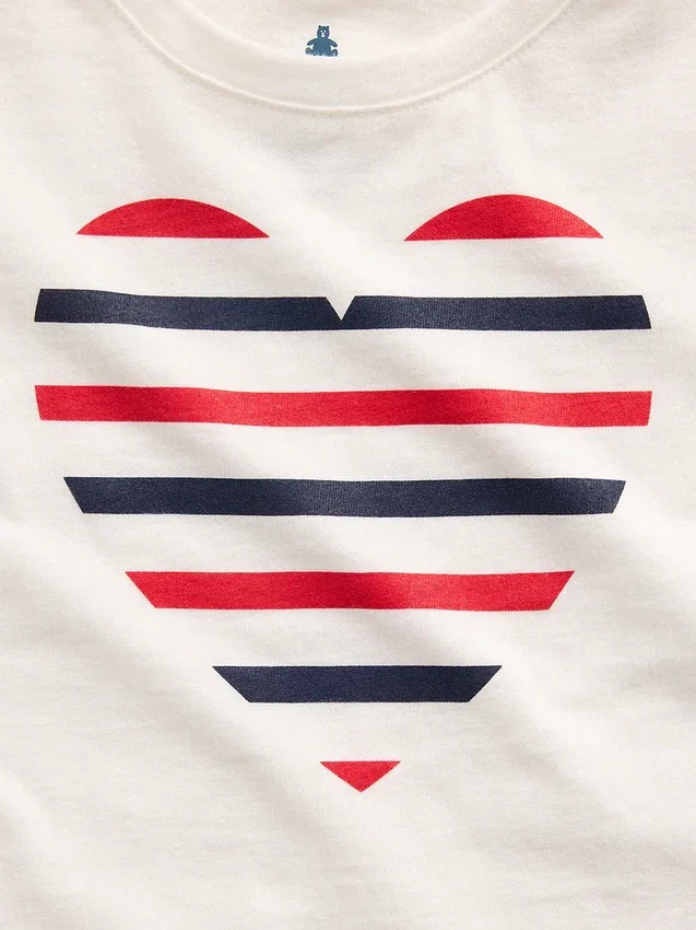 Camiseta con estampado para bebés y niños, combinable
