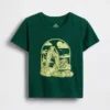 Camiseta con estampado para bebés y niños pequeños, combinable