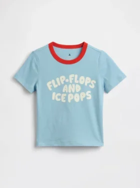 Camiseta con estampado para bebés y niños pequeños, combinable