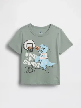 Camiseta con estampado para bebés y niños pequeños, combinable