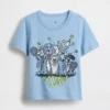 Camiseta con estampado para bebés y niños pequeños, combinable