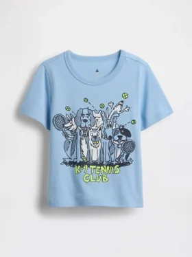 Camiseta con estampado para bebés y niños pequeños, combinable