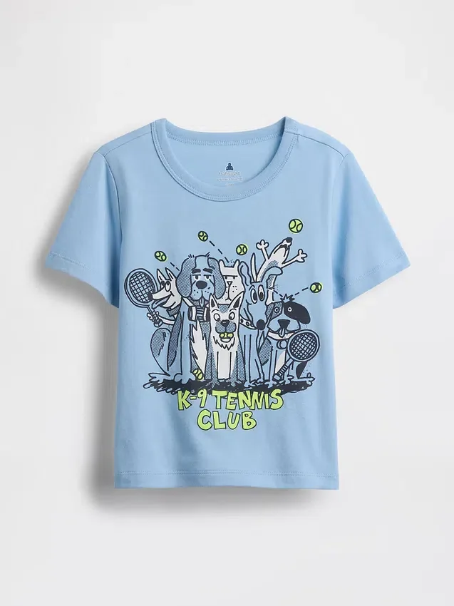Camiseta con estampado para bebés y niños pequeños, combinable