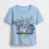 Camiseta con estampado para bebés y niños pequeños, combinable
