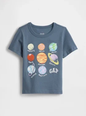 Camiseta con estampado para bebés y niños pequeños, combinable