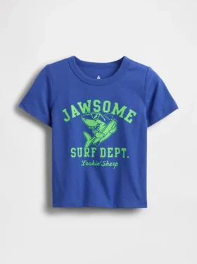 Camiseta con estampado para bebés y niños pequeños, combinable