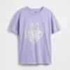 Camiseta con estampado para niños, estilo túnica oversize