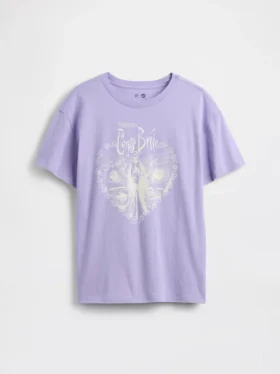 Camiseta con estampado para niños, estilo túnica oversize
