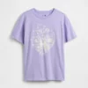 Camiseta con estampado para niños, estilo túnica oversize