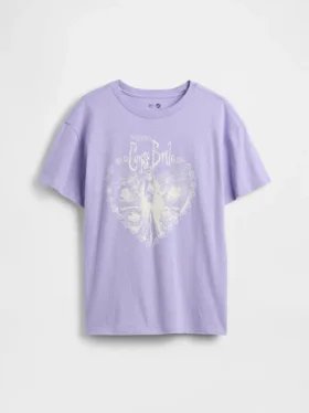 Camiseta con estampado para niños, estilo túnica oversize