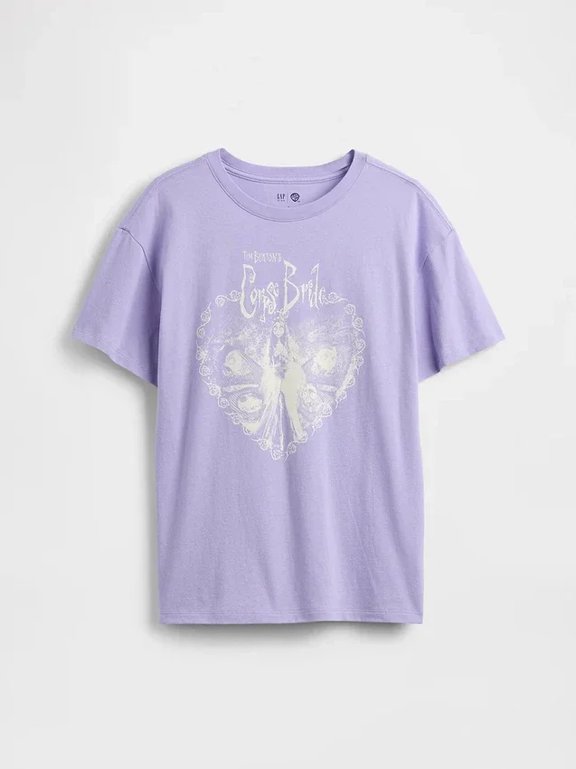 Camiseta con estampado para niños, estilo túnica oversize