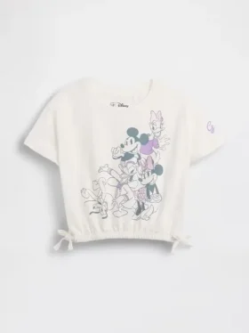 Camiseta con gráfico de lazo de algodón orgánico de GAP × Disney para Bebé y Niño