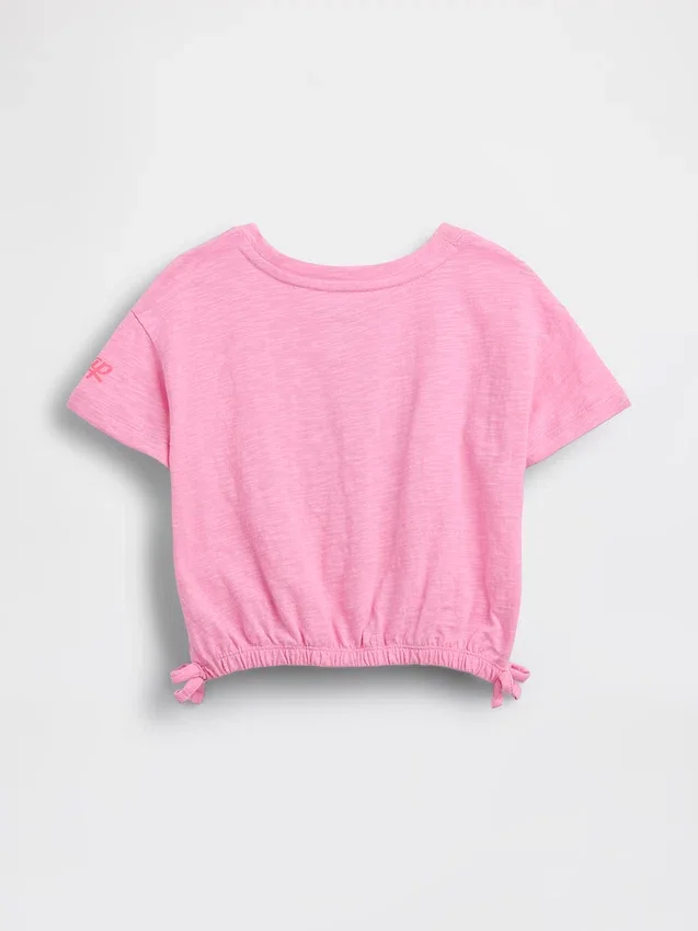 Camiseta con gráfico de lazo de algodón orgánico de GAP × Disney para Bebé y Niño