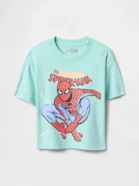 Camiseta con gráfico extragrande de Marvel para bebés y niños