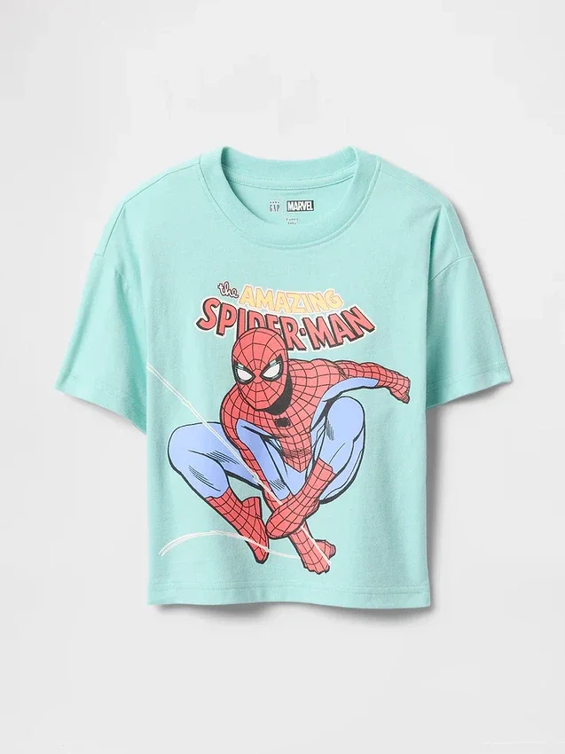 Camiseta con gráfico extragrande de Marvel para bebés y niños