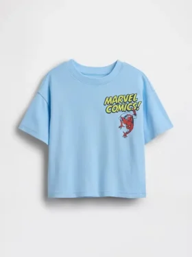 Camiseta con gráfico extragrande de Marvel para bebés y niños