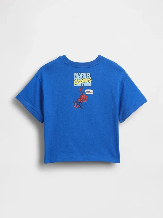 Camiseta con gráfico extragrande de Marvel para bebés y niños