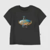 Camiseta con gráfico «Lets Ride» para niños pequeños