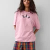 Camiseta con logo de estilo relajado de GAP × Awake Ny