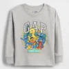 Camiseta con logo gráfico de Barrio Sésamo para bebés y niños pequeños