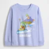 Camiseta con logotipo gráfico de Bob Esponja para bebés y niños
