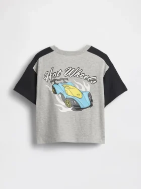 Camiseta con logotipo gráfico de Hot Wheels para bebés y niños