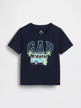 Camiseta con logotipo gráfico para bebés y niños