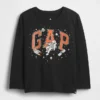 Camiseta con logotipo gráfico para bebés y niños, combinable