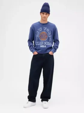 Camiseta corta con diseño de los New York Knicks de la NBA