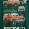 Camiseta corta de algodón grueso con diseño de Ford