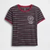 Camiseta corta de algodón orgánico Vintagesoft de «Stranger Things»