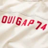 Camiseta corta de jersé grueso con logotipo de Ouigap