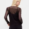 Camiseta corta de malla