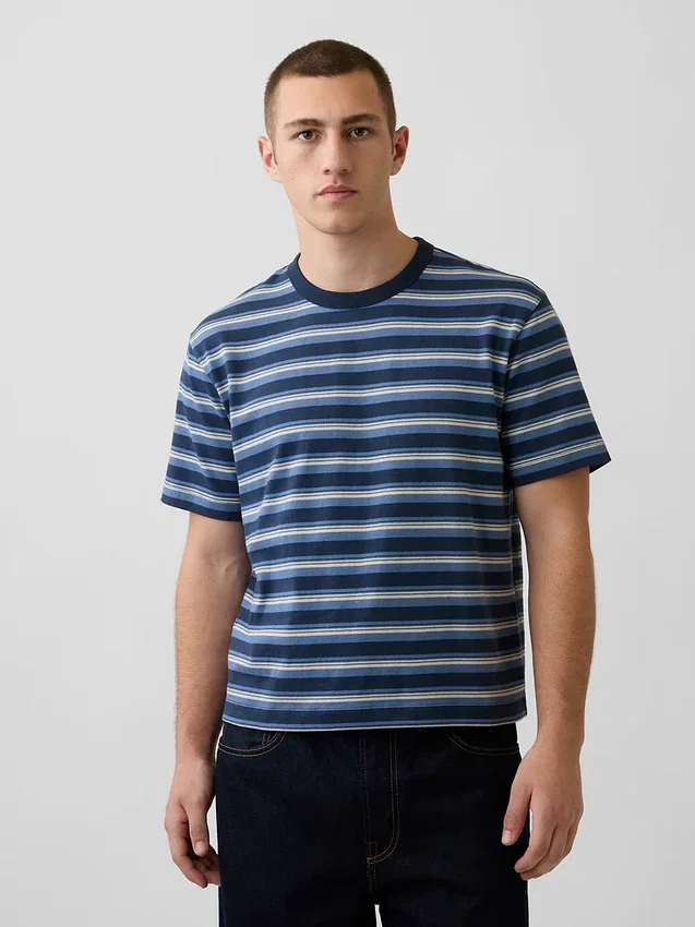Camiseta corta de peso pesado para adultos
