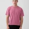 Camiseta corta de peso pesado para adultos
