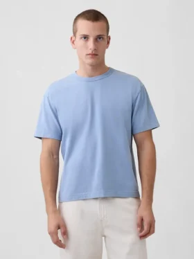Camiseta corta de peso pesado para adultos