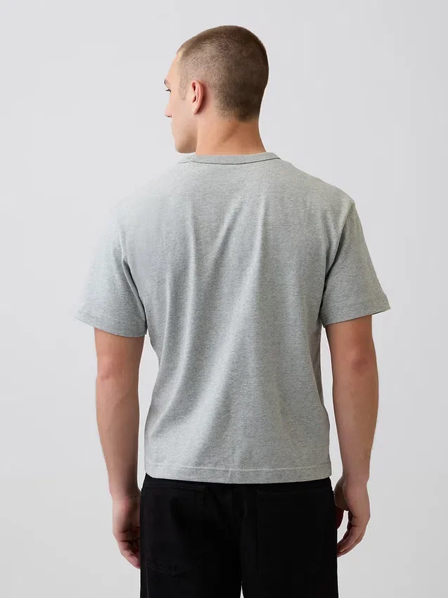 Camiseta corta de peso pesado para adultos