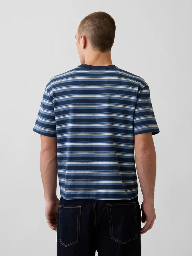 Camiseta corta de peso pesado para adultos