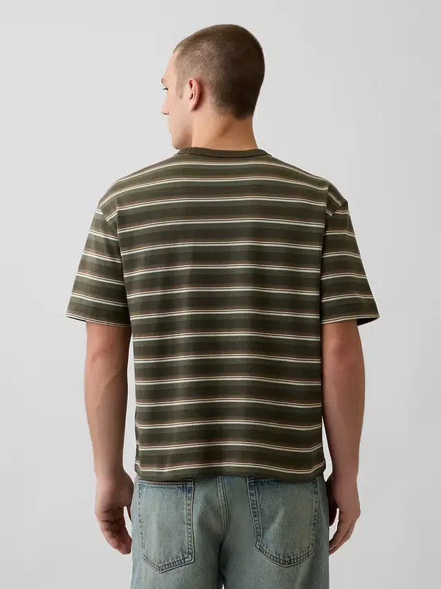 Camiseta corta de peso pesado para adultos