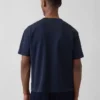Camiseta corta de peso pesado para adultos