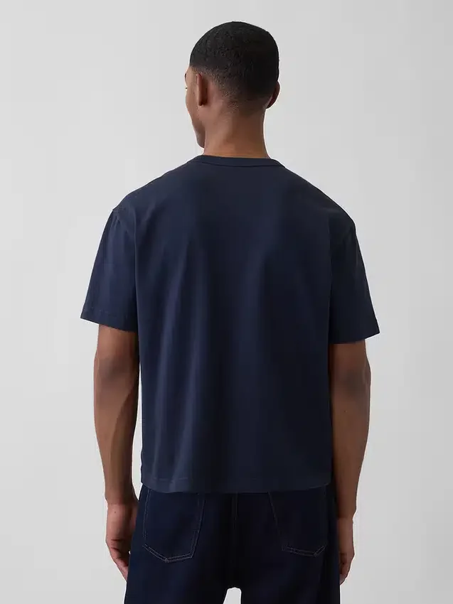Camiseta corta de peso pesado para adultos